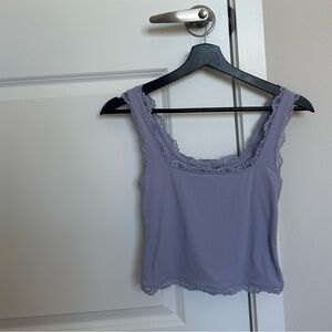 Skims Fits Everybody Lace Cropped Tank